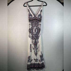 Long patterned dress